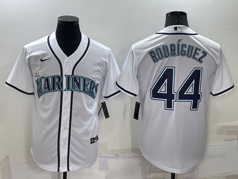 Men Seattle Mariners #44 Rodr iguez White Game 2024 Nike MLB Jersey style 3->seattle mariners->MLB Jersey